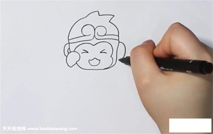 西游记师徒四人简笔画