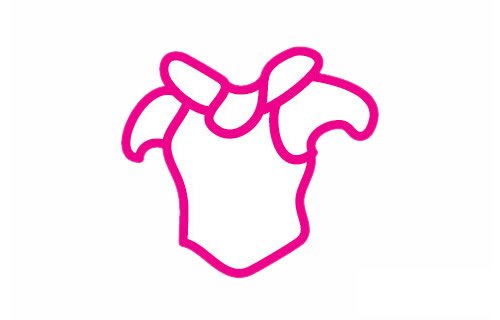 礼服简笔画图片