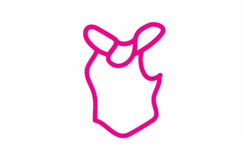 礼服简笔画图片