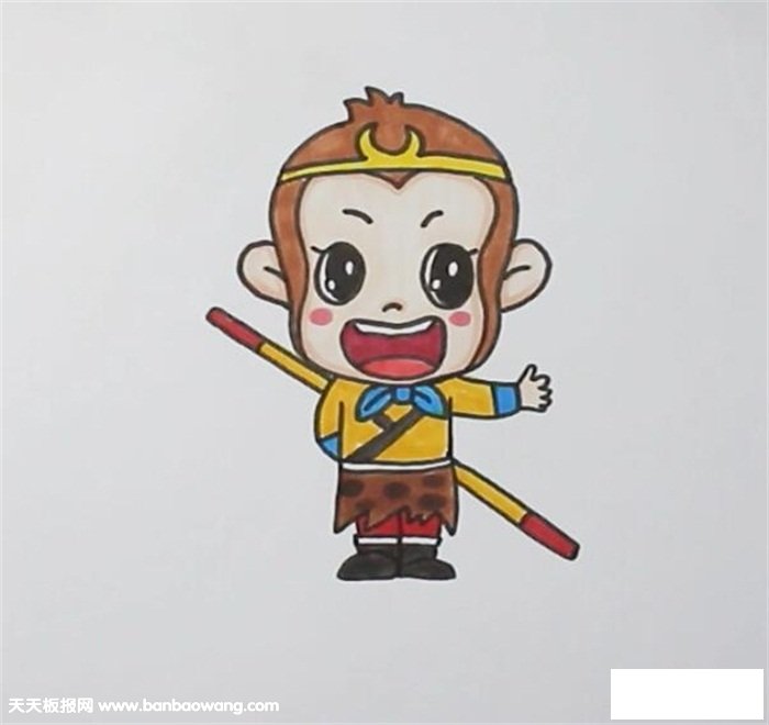 齐天大圣简笔画