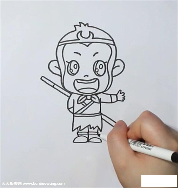 齐天大圣简笔画