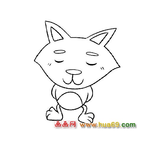 简笔画（狼宝宝）5