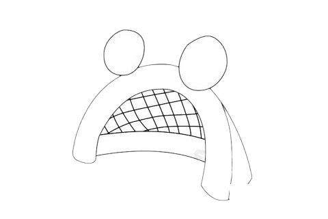 足球门简笔画图片大全作品五