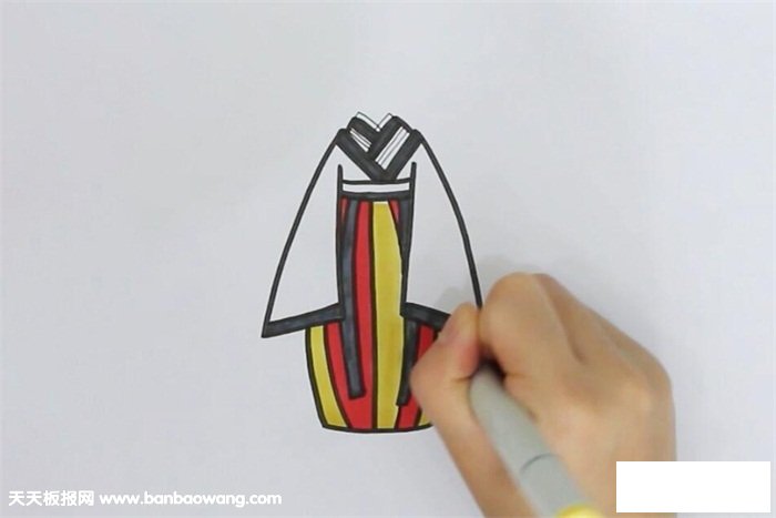 古风汉服简笔画