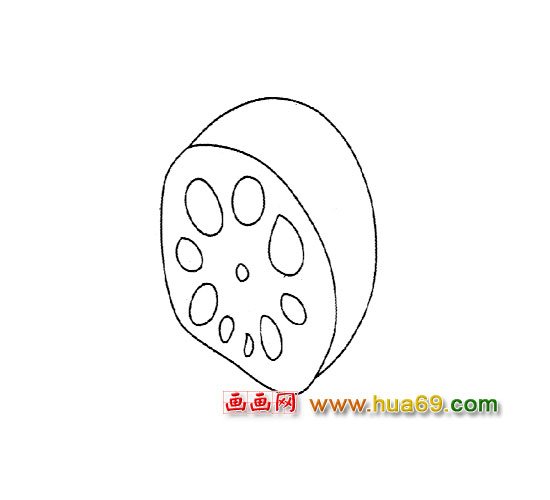 美味的莲藕【简笔画】2