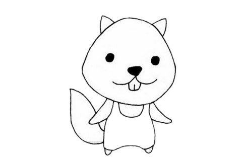 河狸简笔画