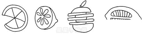柠檬简笔画图片画法