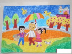 3.5学雷锋儿童画，学雷锋做好事