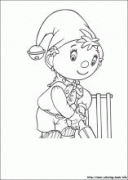 女孩拿着木棒简笔画