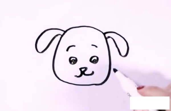 斑点狗要怎么画 可爱的斑点狗简笔画教程