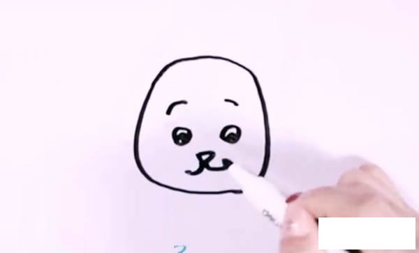 斑点狗要怎么画 可爱的斑点狗简笔画教程