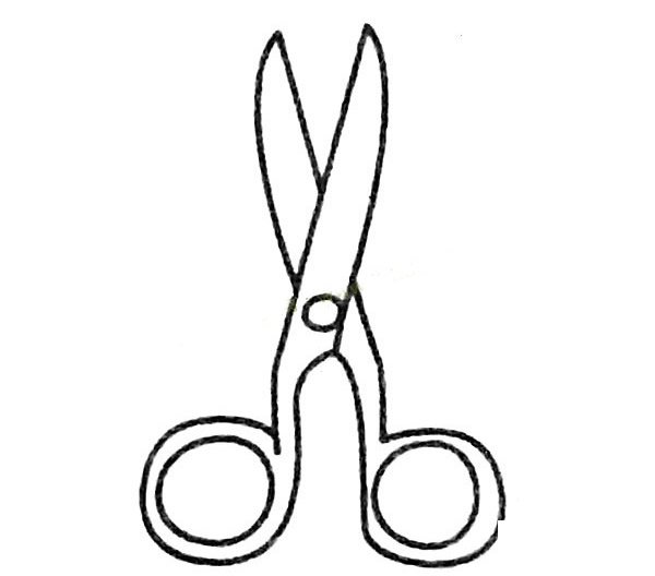 剪刀简笔画大全及画法步骤