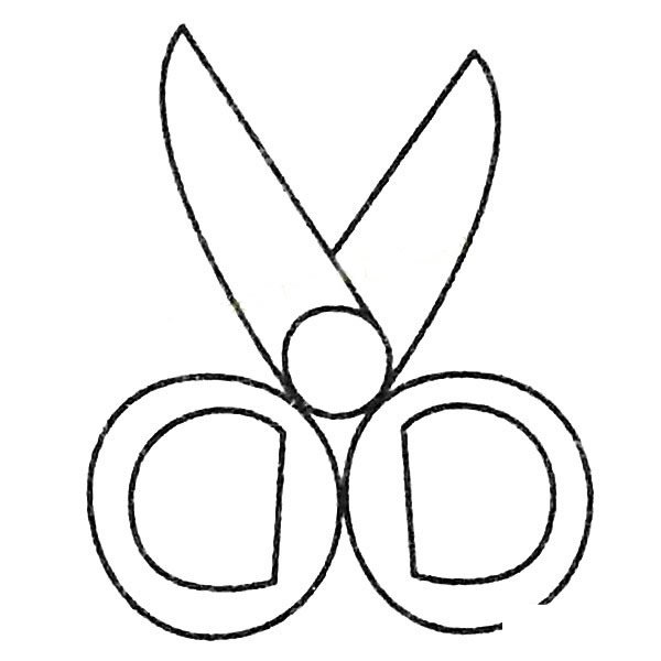 剪刀简笔画大全及画法步骤