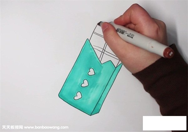 巧克力简笔画