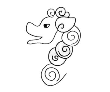 貔貅简笔画图片