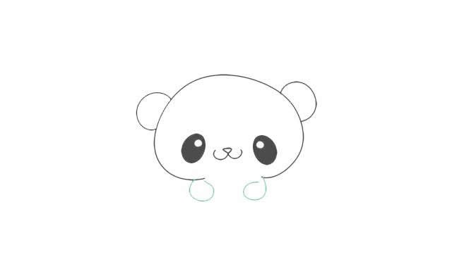 熊猫简笔画