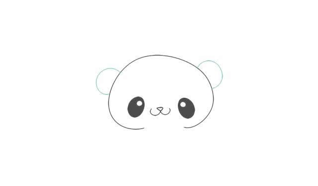 熊猫简笔画