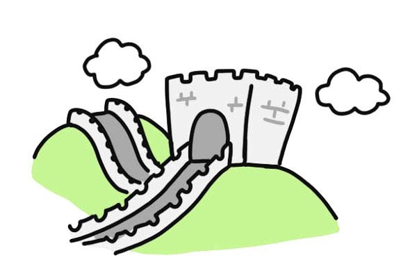 长城简笔画