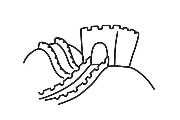 长城简笔画