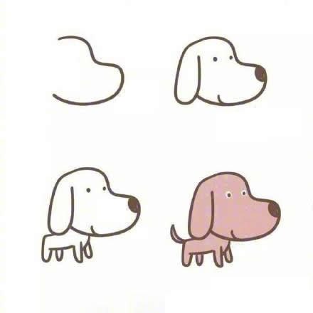 小狗狗简笔画