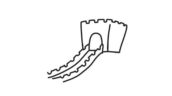 长城简笔画