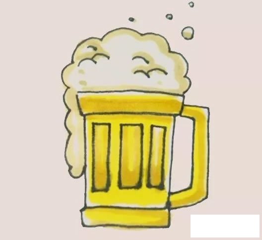 啤酒杯简笔画
