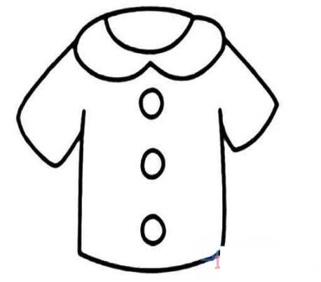 幼儿简笔画宝宝服怎么画简单好看