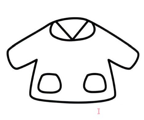 幼儿简笔画宝宝服怎么画简单好看