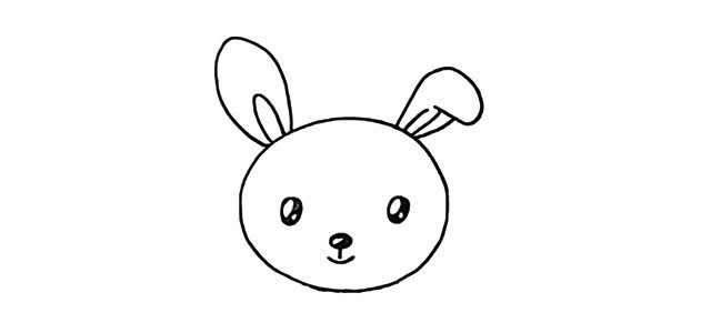 爱吃胡萝卜的小兔子简笔画