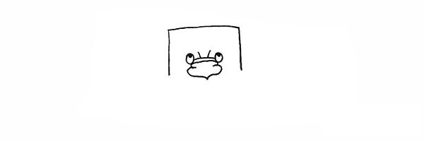卡通树爷爷简笔画