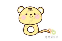 Q版小老虎简笔画图片