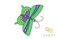 优美的蝴蝶简笔画