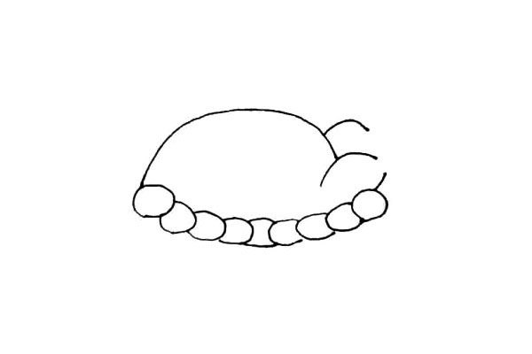 美味的火鸡简笔画