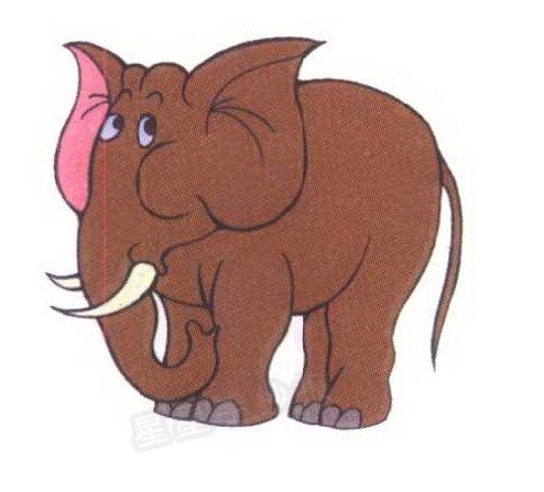 大象简笔画图片