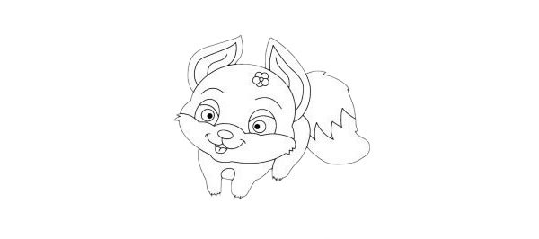狐狸简笔画图片