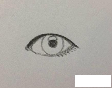 眼睛怎么画简单又漂亮_眼睛简笔画步骤画法教程