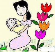 儿童彩色三八妇女节贺卡简笔画图片