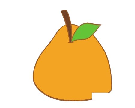 梨子简笔画图片大全作品五