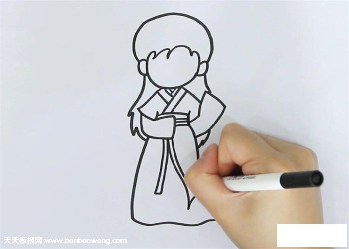 古风���服的画法