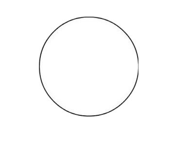 高尔夫球简笔画图片步骤一