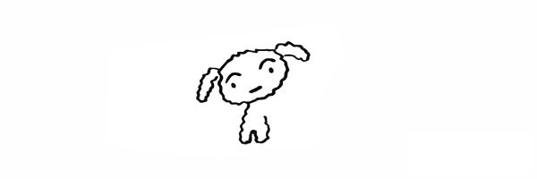 蜡笔小新之小白简笔画