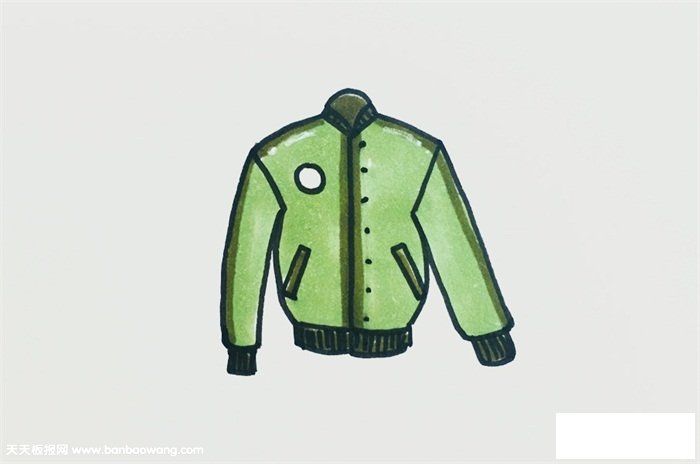 夹克衫怎么画
