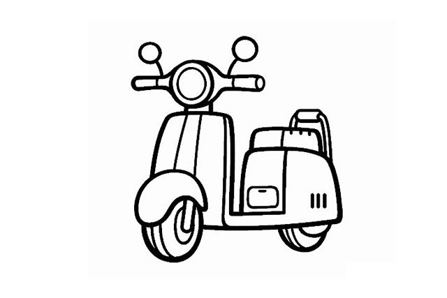 电动车/摩托车简笔画图片
