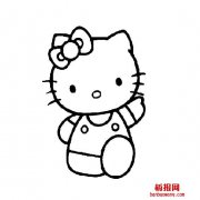 kitty猫正在散步