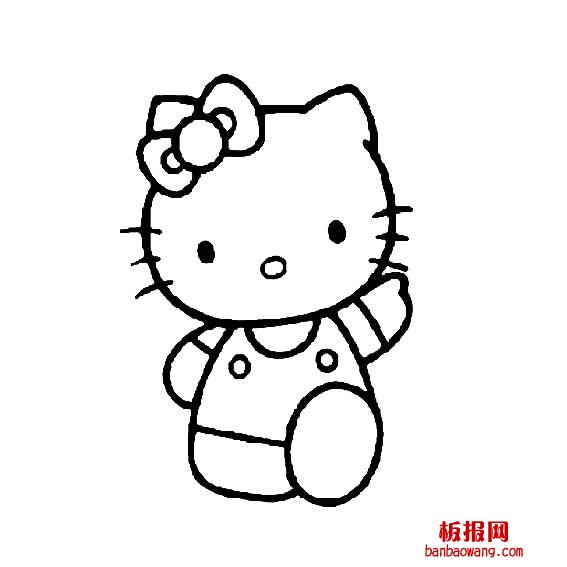 kitty猫正在散步