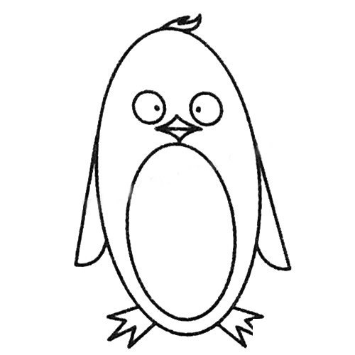 企鹅简笔画大全及画法步骤