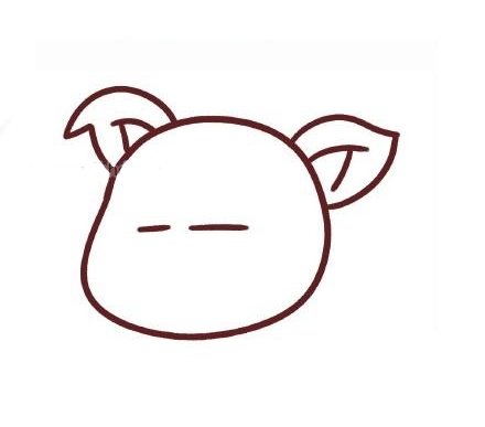 小猪简笔画教程