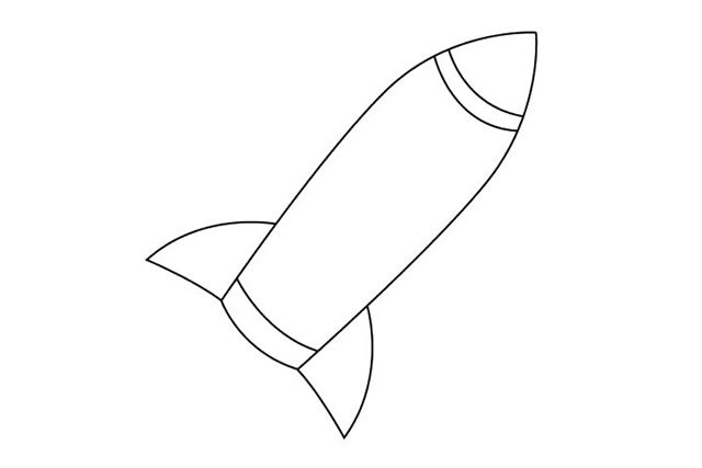 火箭简笔画