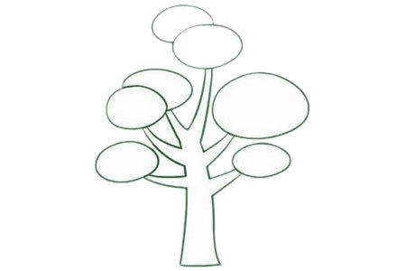 松树简笔画图片