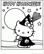 快乐的KITTY猫简笔画